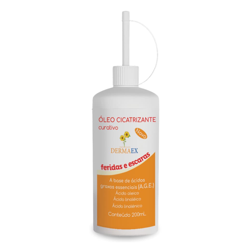 Óleo de Girassol 200ml AGE DERMAEX tipo Dersani Para Feridas e Escaras Cicatrizante Unidade