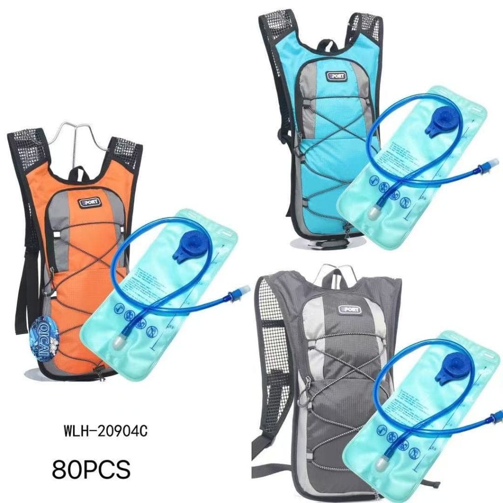 Mochila Hidratação  Impermeável Refil 2l de Bike Sports E Refil de Água