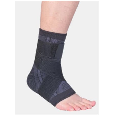 Tornozeleira Anti-Derrapante Ortopédica Ajustável Esportiva Proteção de Joelho