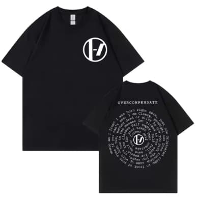 Camiseta  Twenty One Pilots Adulto/Infantil Lançamento Camiseta Em Algodao