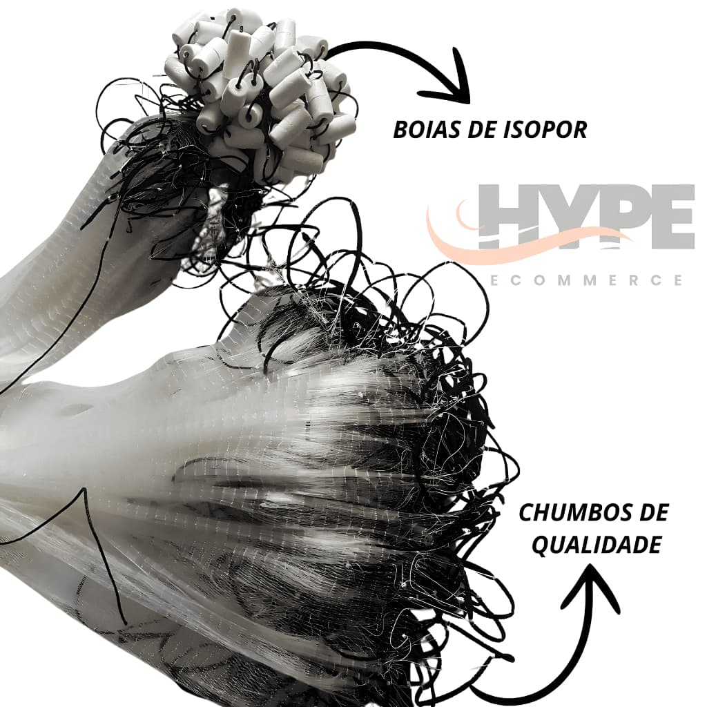 Rede Redinha 2 a 15 Metros Malha 12mm Para Lambari e Camarão Miudeira