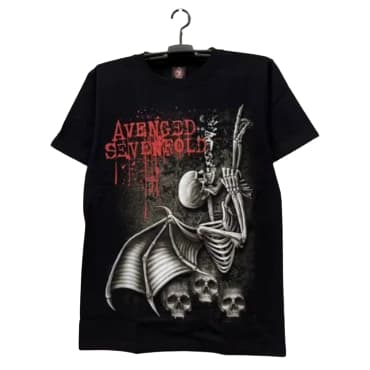 Camiseta AVENGED SEVENFOLD Adulto/Infantil Lançamento Camiseta Em Algodao
