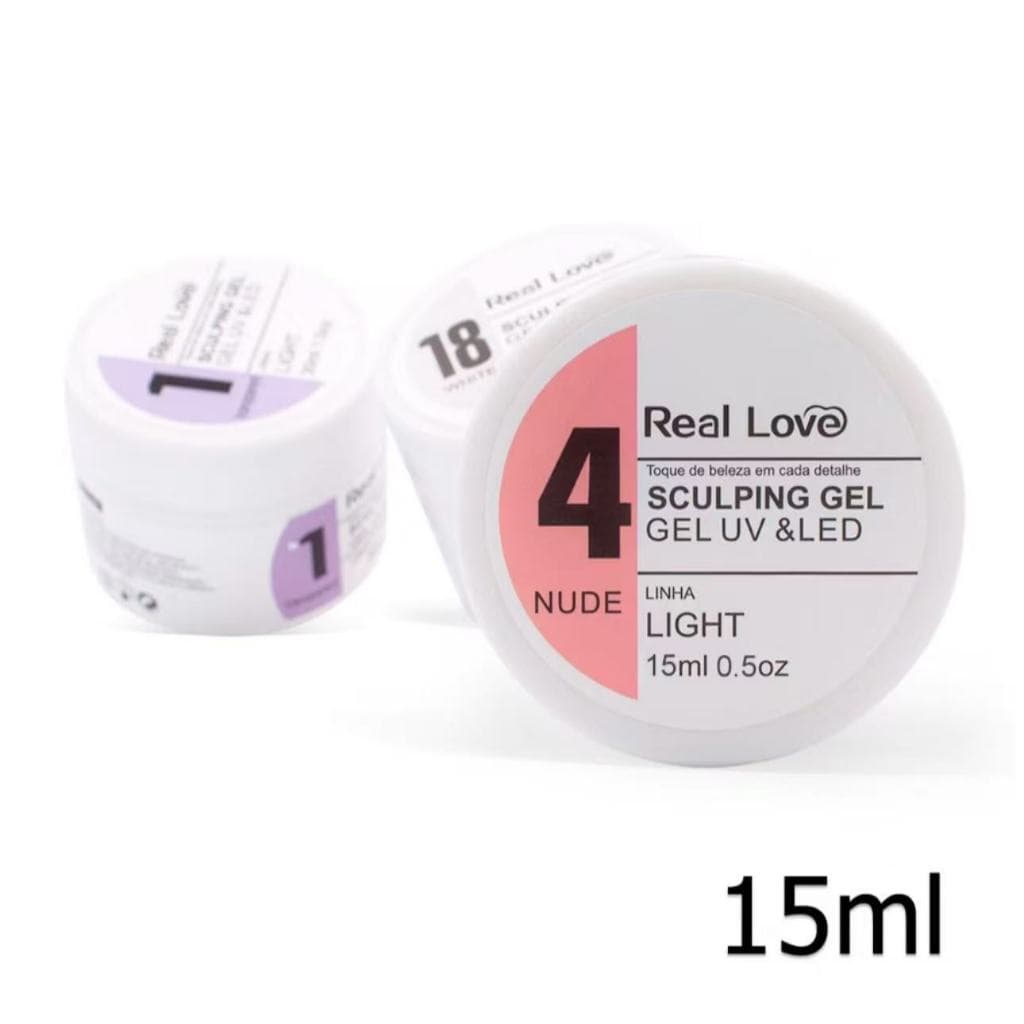Gel de Modelagem para Unhas Sculpting Gel 15ml - Real Love M