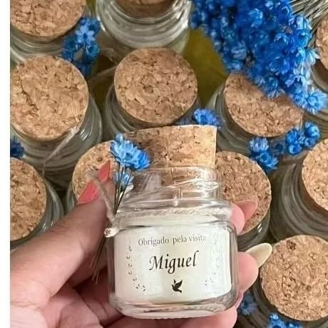 kit mini vela aromática vegana lembrancinha personalizada batizado/casamento /chá de bebê,batizado kit 10/15/20/30/40/50