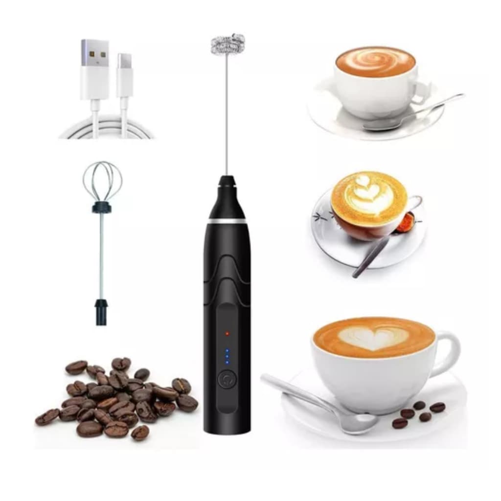 Mix Misturador de Bebidas Multiuso Portátil Elétrico 2 em 1