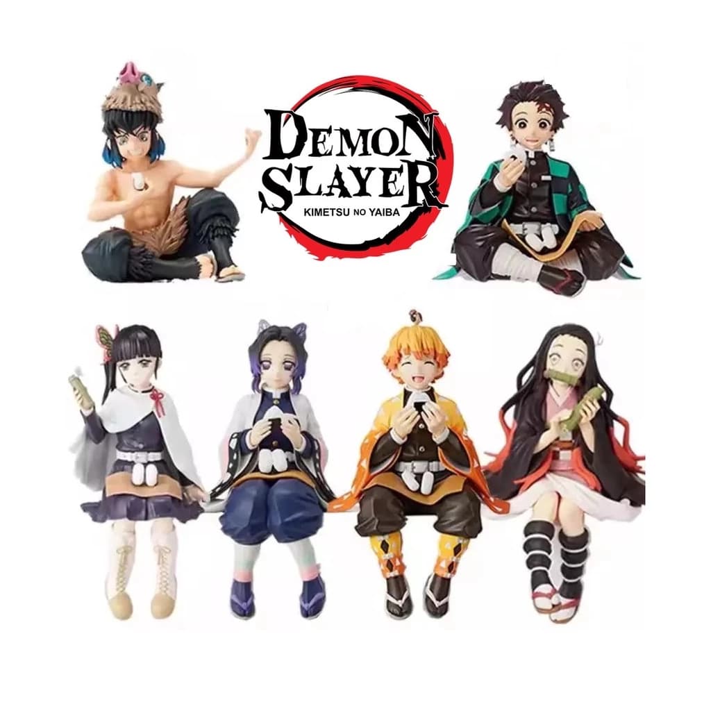 Figura de Ação Demon Slayer - COM CAIXA ORIGINAL - Action Figure Anime Demon Slayer Colecionável 13cm