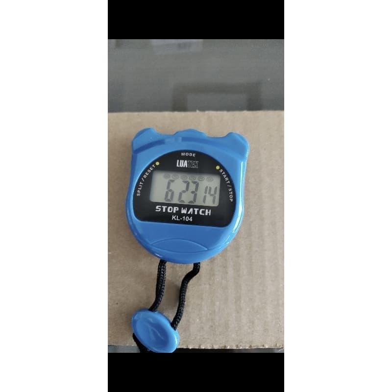 Cronômetro Progressivo De Mão Digital Alarme Hora C/ Corda