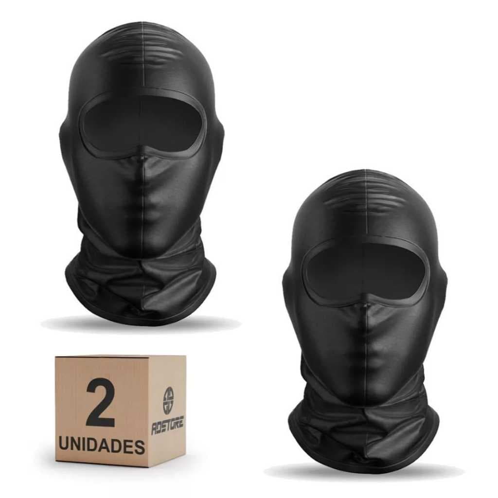 A MELHOR KIT 2 TOUCA NINJA BALACLAVA MOTOQUEIRO MOTOBOY CORES PRETO-BRANCO-VERMELHO-AZUL-ROSA-CINZA