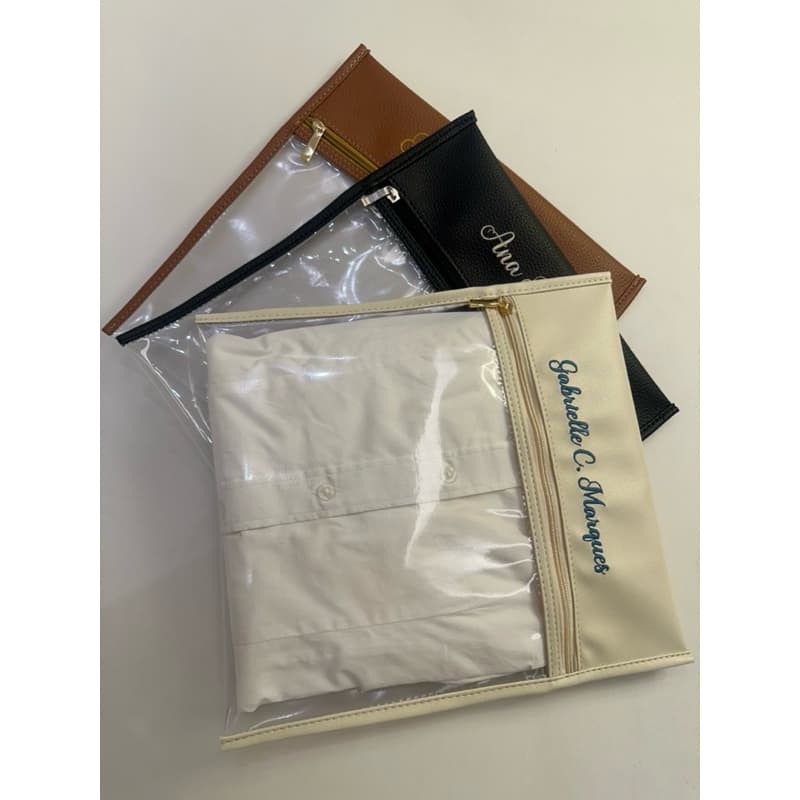 Porta jaleco medicina enfermagem nutrição psicologia fisioterapia psicologia organizador de roupa íntima