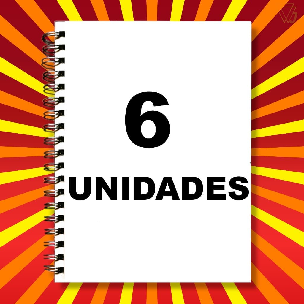 6 UNIDADES Adesivo Para Capa de Caderno Top Excelente Qualidade