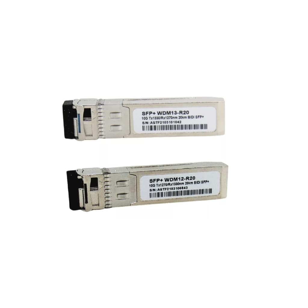 Par Módulos Gbic Sfp 20km 10g Lc Bidi Bx-20d + Bx-20u 10gb/s Adicionar aos favoritos