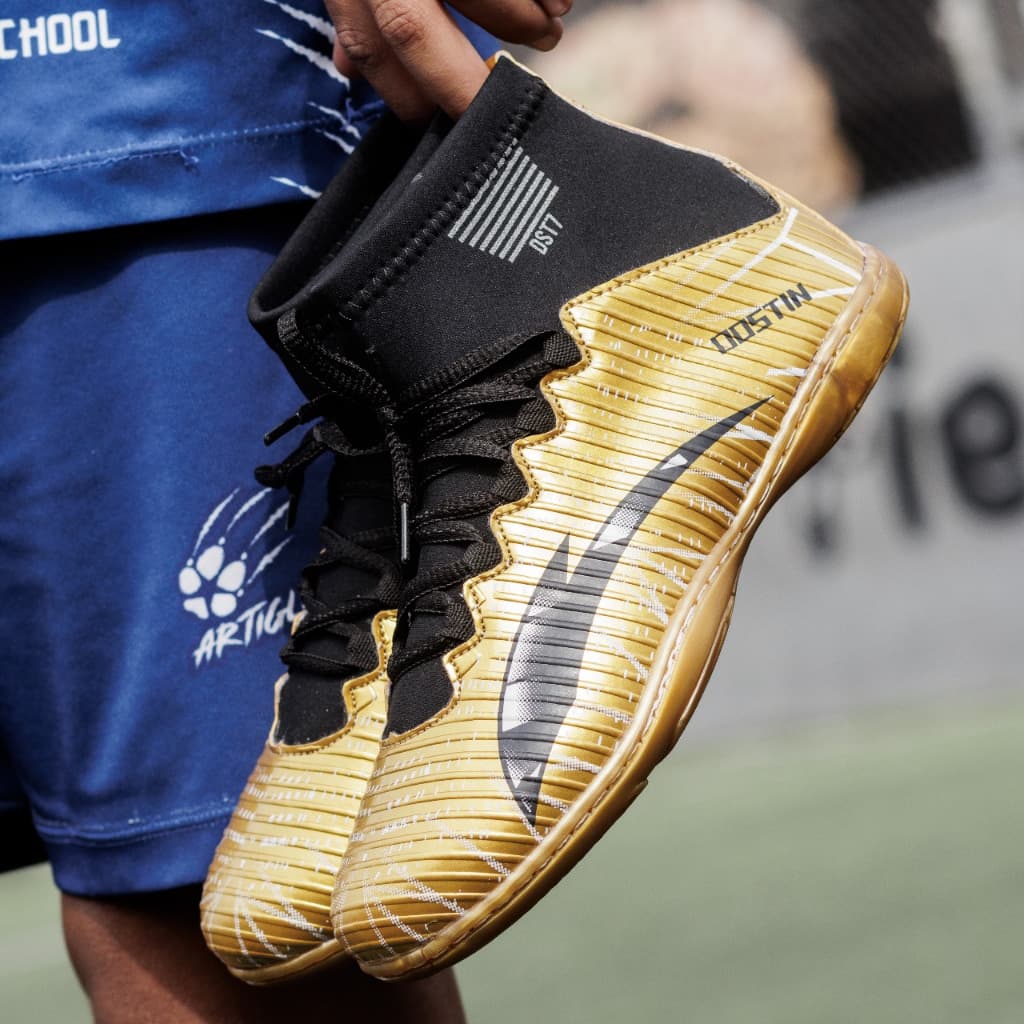 Chuteira Futsal Cano Alto Adulto Quadra Costurada Envio Imediato