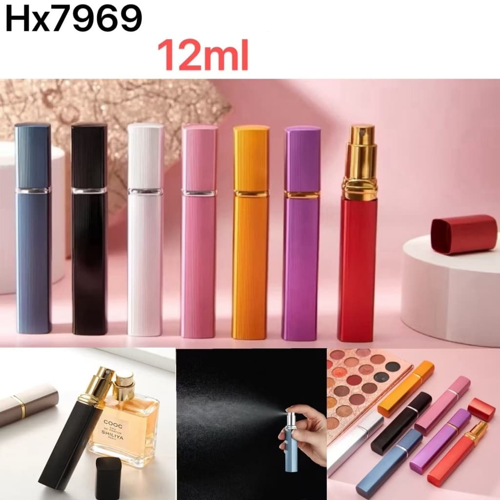 Mini Frasco Portátil Spray 12ml Bolsa Viagem Recarregavel  7969