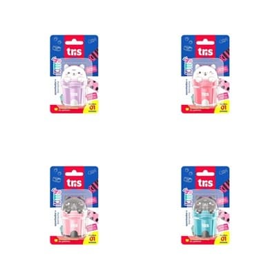 Apontador Duplo Com Borracha Kitty