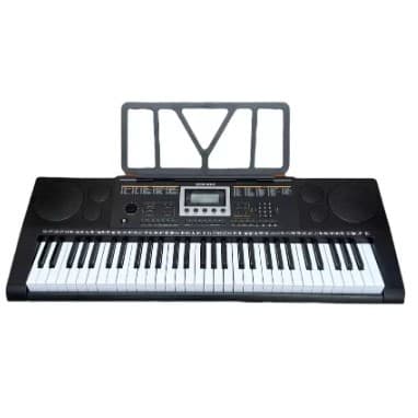 TECLADO MUSICAL 500 TIMBRES E 500 RITMOS, 3 MODOS TEACHING, PRETO, MODELO: M-T4500