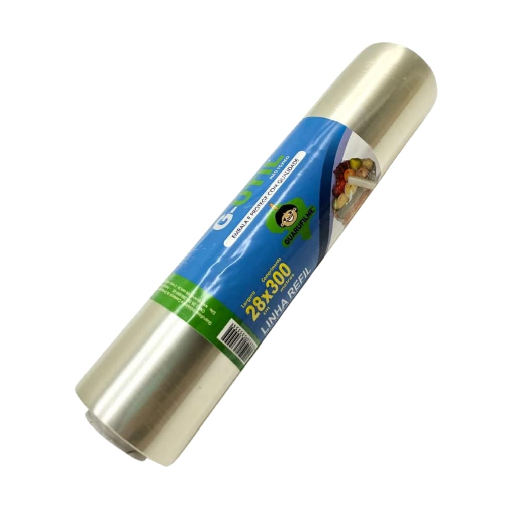 Bobina Plástico Rolo Filme Pvc 28x300 Metros