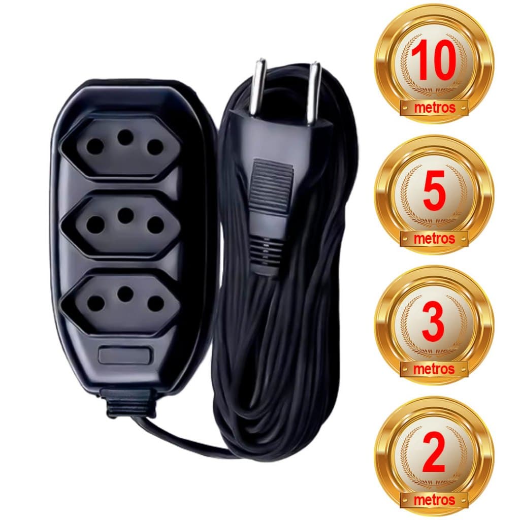 Extensão Elétrica 2 a 10 metros 110w/220w