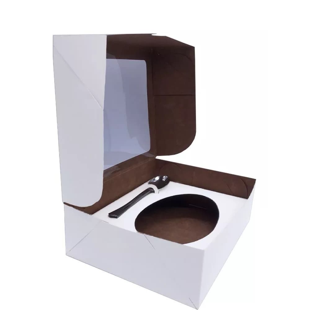 10 - 40 CAIXAS OVO DE PÁSCOA AJUSTÁVEL COLHER 250/350g IDEIA BRANCA / KRAFT OFF