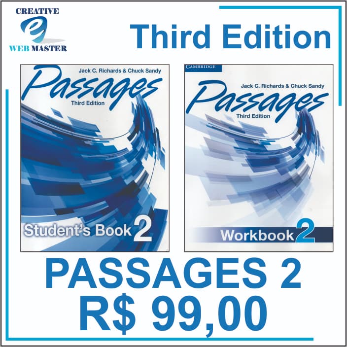 Kit Interchange Passages 2 - 3° edição - Impressões coloridas melhor material do SHOPEE.