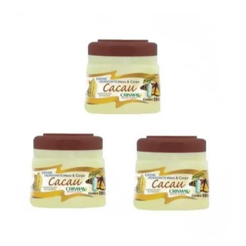 Creme Hidratante Para Mãos e Corpo 500g Crismas Cacau