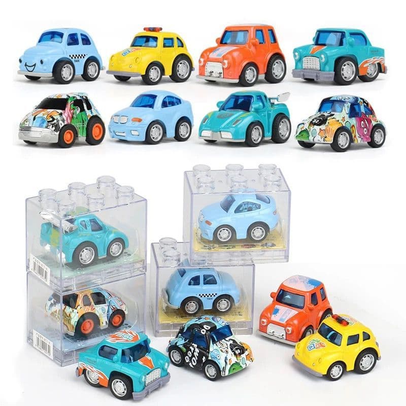 Carrinho De Ferro pequeno Fricção - Colecionável com Encaixes