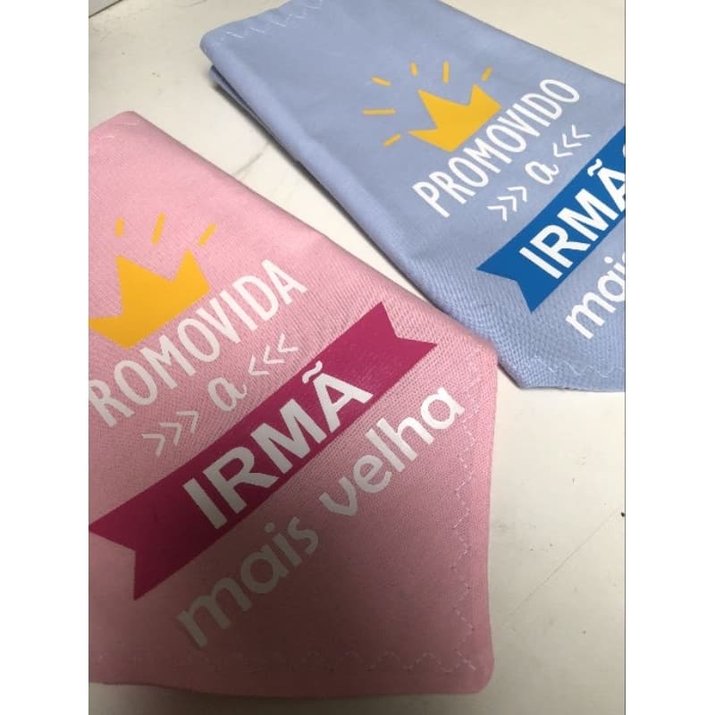 bandana para cães promovido a irmão mais velho