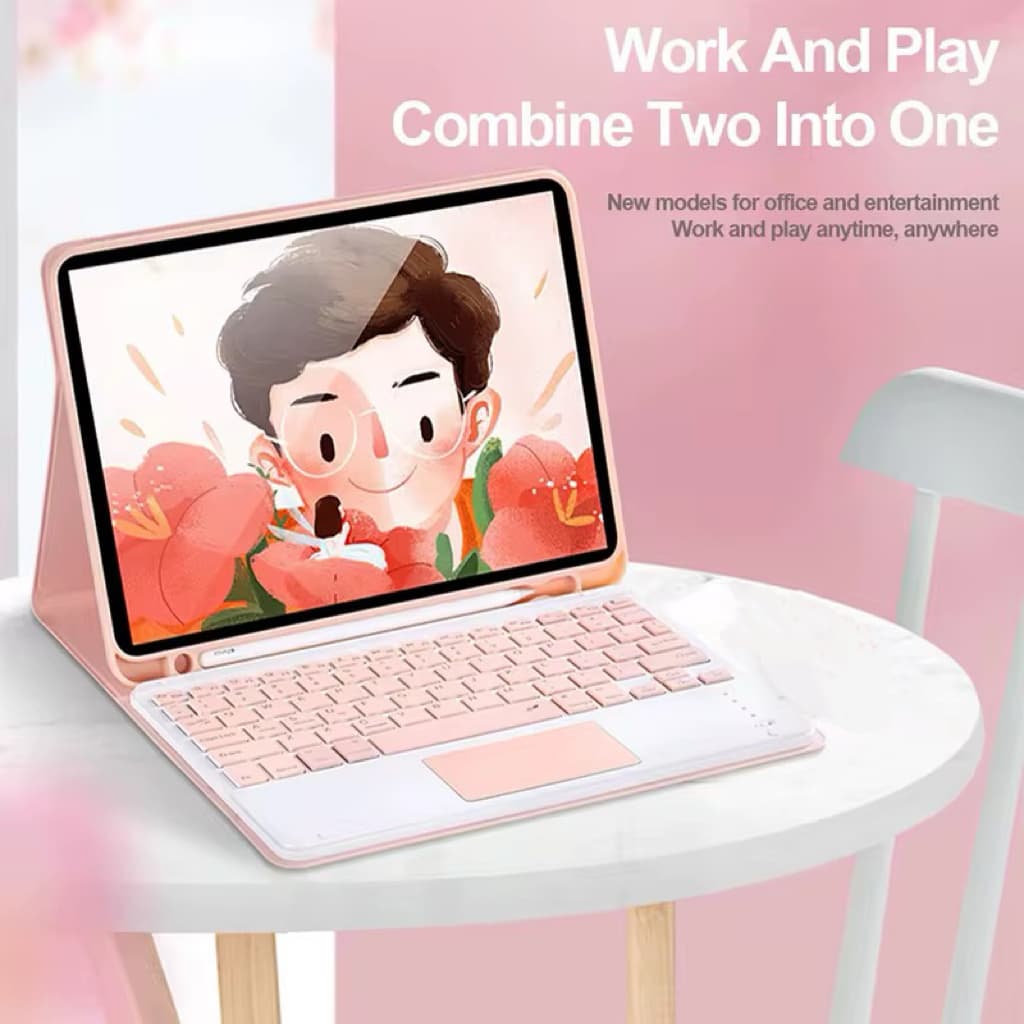 Capa Case Magnética Teclado Touchpad Para Redmi Pad SE  PAD2  Tela 11Polegados