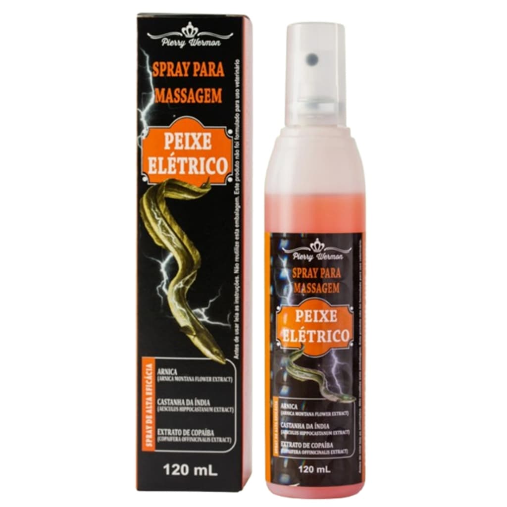 Spray Massagem Peixe Elétrico 120ml