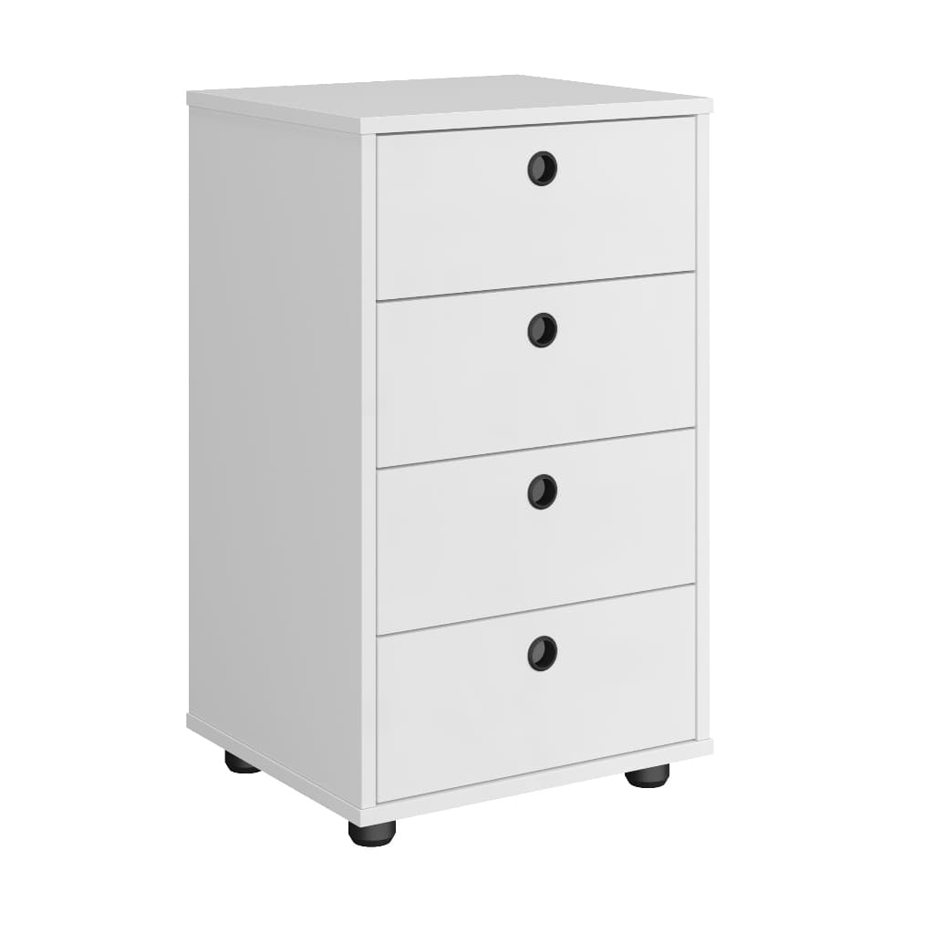 Gaveteiro Mesa De Cabeceira 4 Gavetas Grande Cama Lado