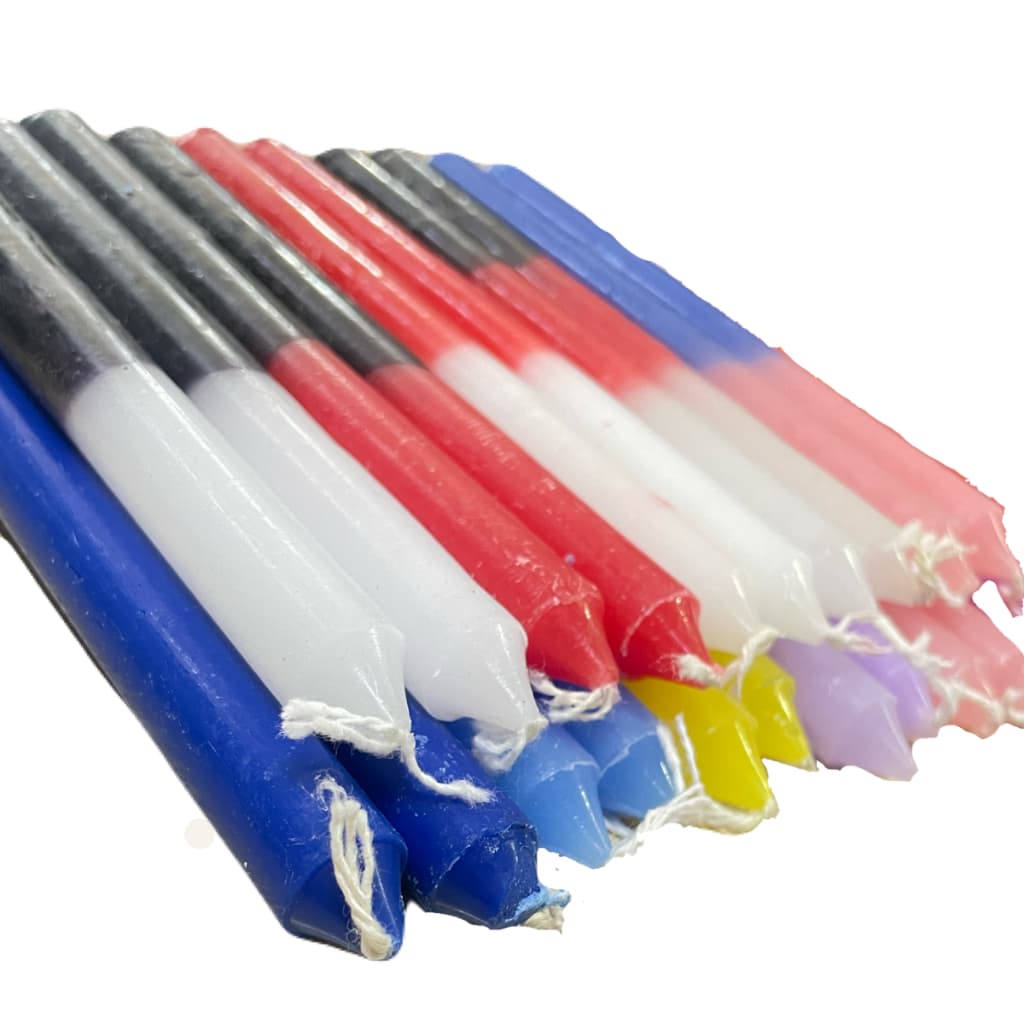 Vela Comum Palito Colorida Unidade
