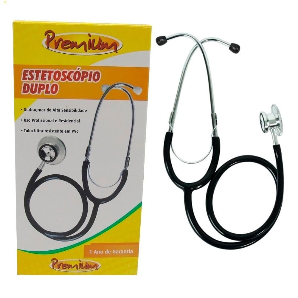 ESTETOSCOPIO DUPLO PEDIÁTRICO/ADULTO PREMIUM