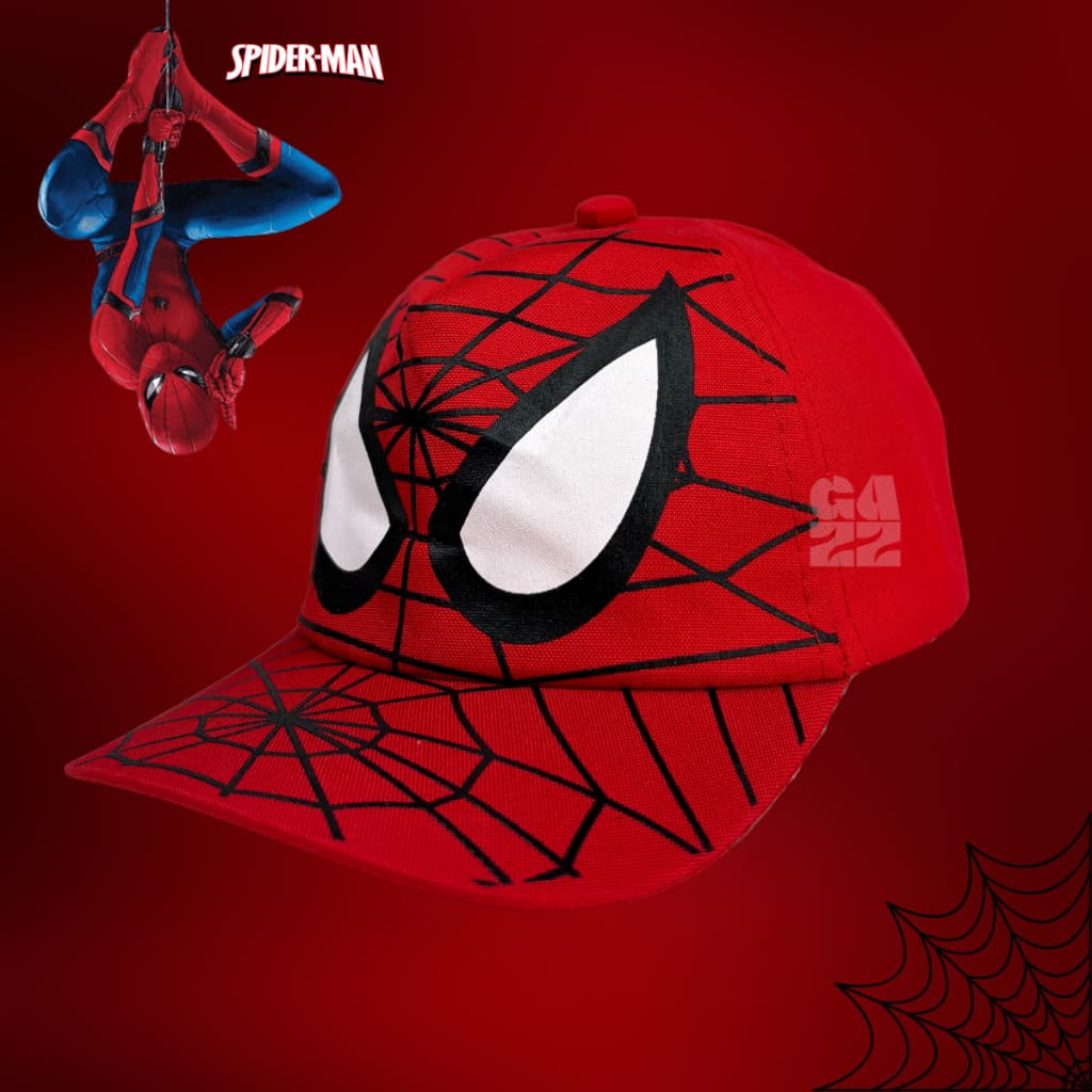 Boné Infantil Chapéu Menino Personagem Disney Marvel Homem Aranha