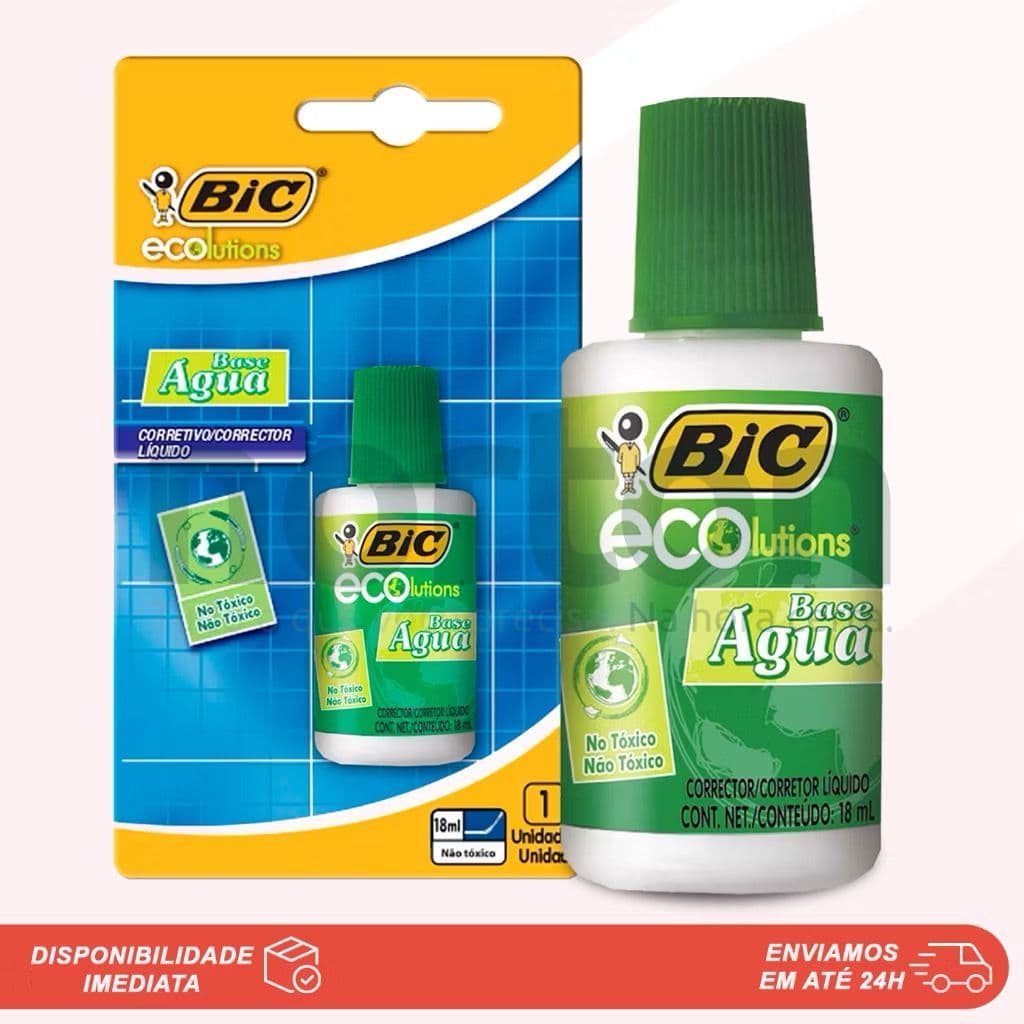 Corretivo líquido escolar Eco 18ml Bic