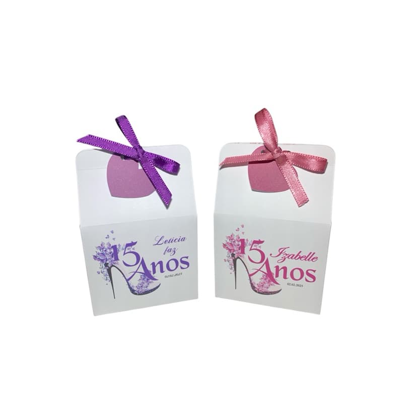 30 Caixinhas Lembrancinha Debutante 15 anos Suspiros Pipocas Doces Embalagem .