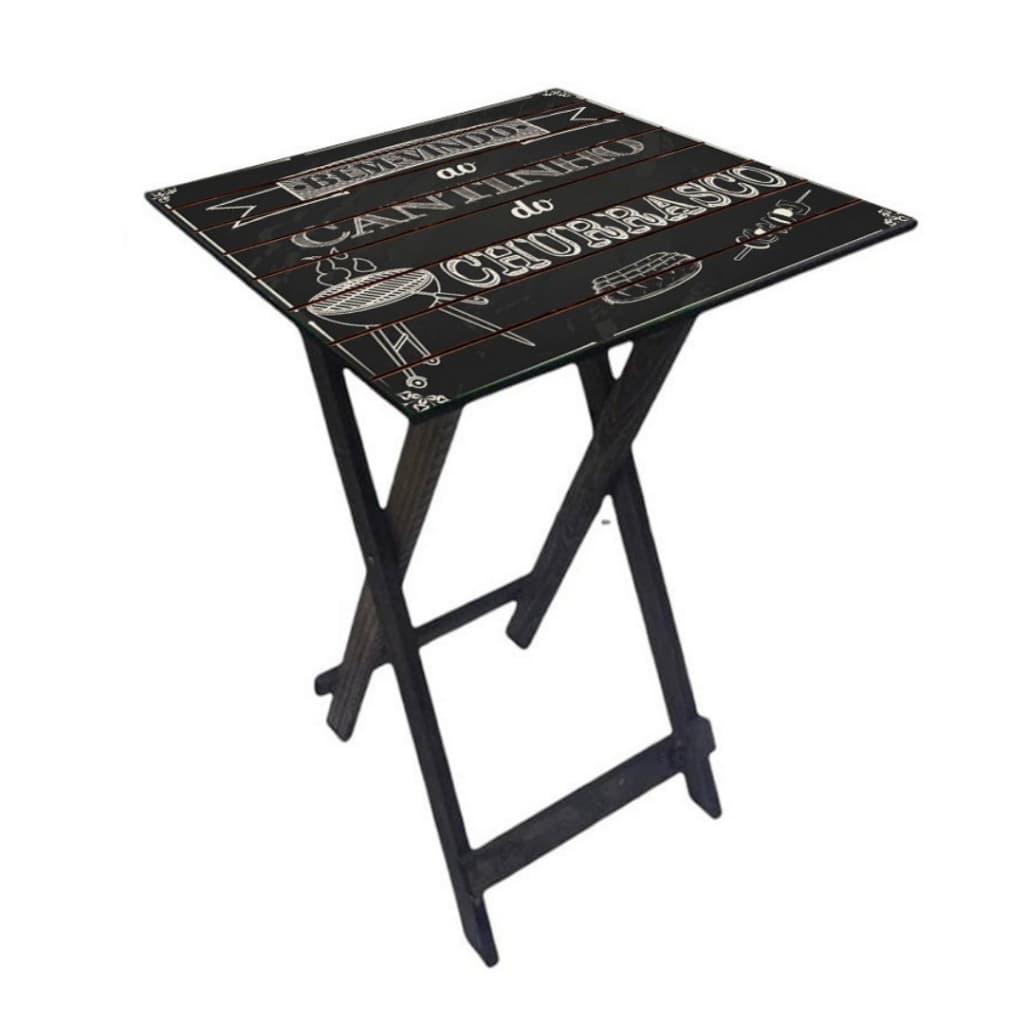Mesa Dobrável de Madeira Versátil  Ideal para Lazer
