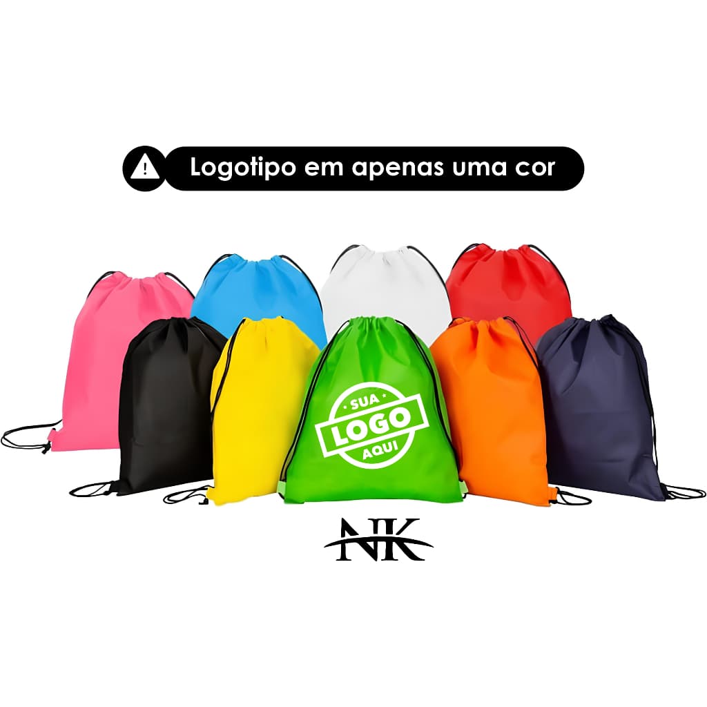 10 Mochilas, Sacochilas, 33x40 Em Tnt Personalizadas