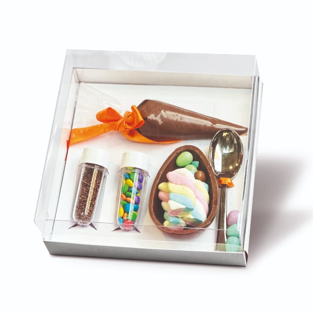 5~20 Caixas Ovo De Colher Páscoa Mini Confeiteiro 100/150g