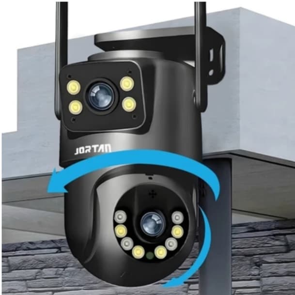 Câmera De Segurança a Prova de água Lente Dupla APP ICSEE IP66 Camera IP WiFi 360