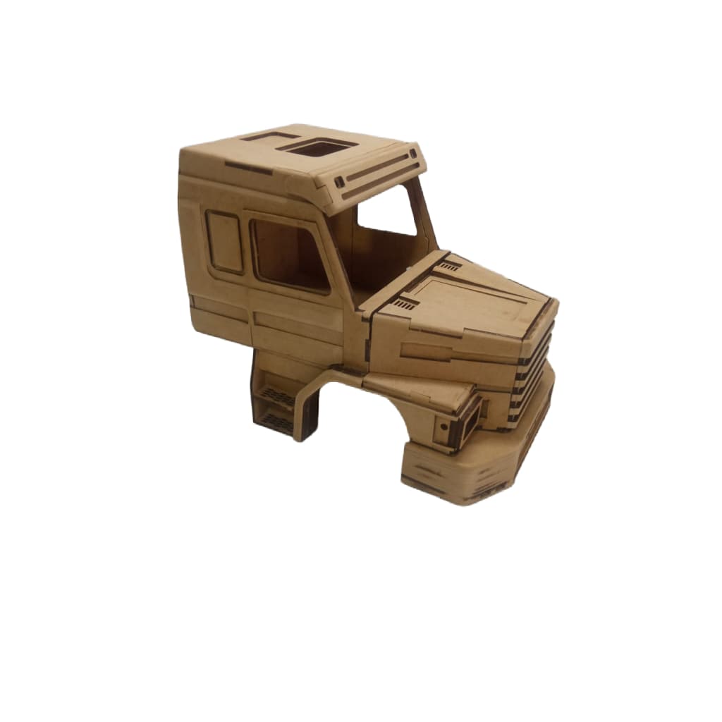 Miniatura Da Cabine Do Caminhao Scania 113 Em Mdf