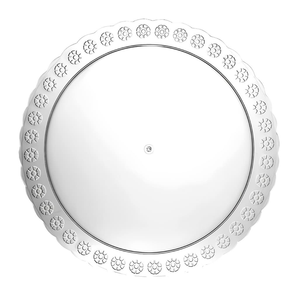 Prato Cristal 40cm Três Triângulos