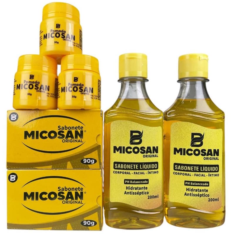 Kit Micosan Original Tira Manchas Pomada Clareadora Baruc