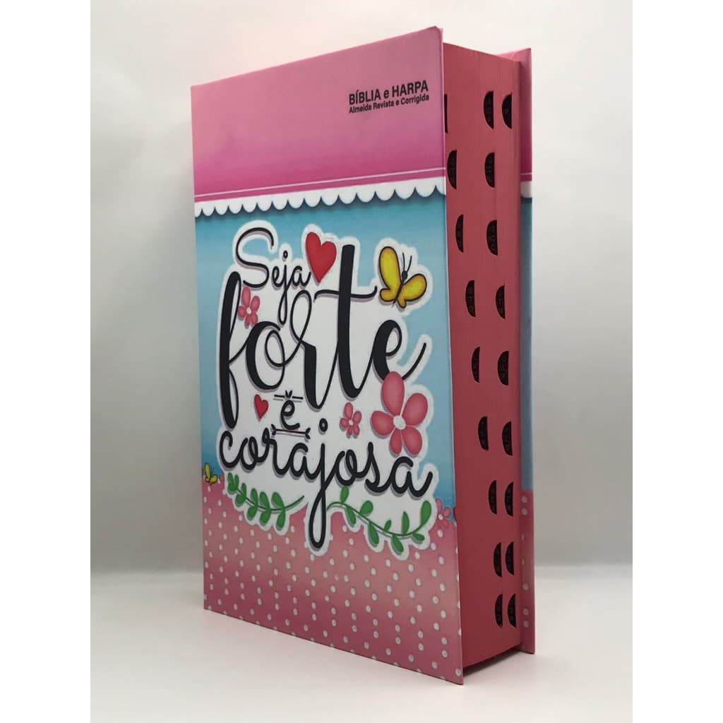 Bíblia Sagrada Tamanho Grande Capa Dura Com Harpa Palavras de Jesus em Vermelho