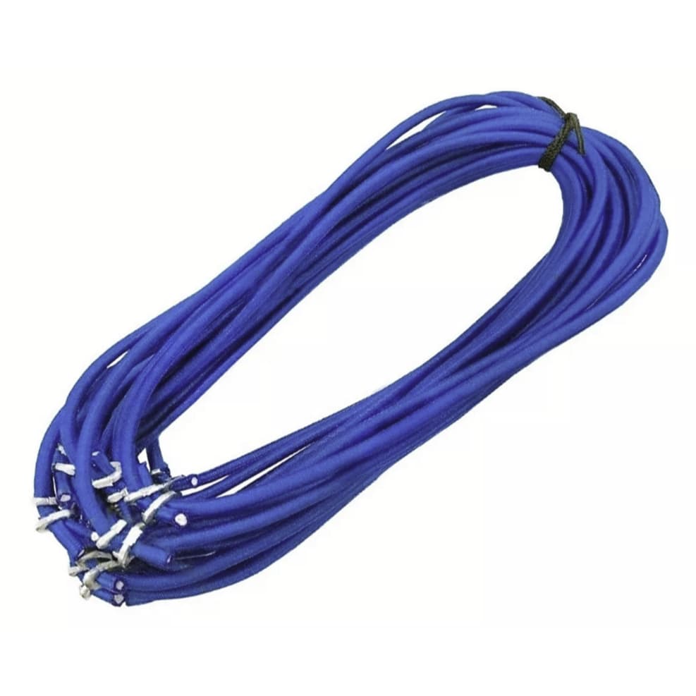 Kit 20 Esticadores Capa Piscina - Extensores elásticos duplo - 20 und. para Lona de Piscina - Elástico Lona Piscina