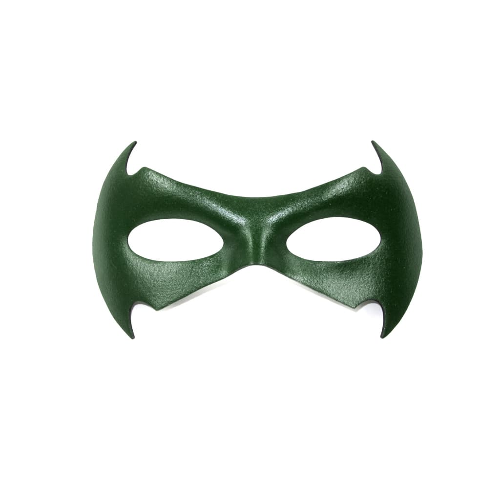 Máscara Robin - Damian Wayne - Batman - Cosplay - Festas - Fantasia - Halloween - Adulto - Artesanal