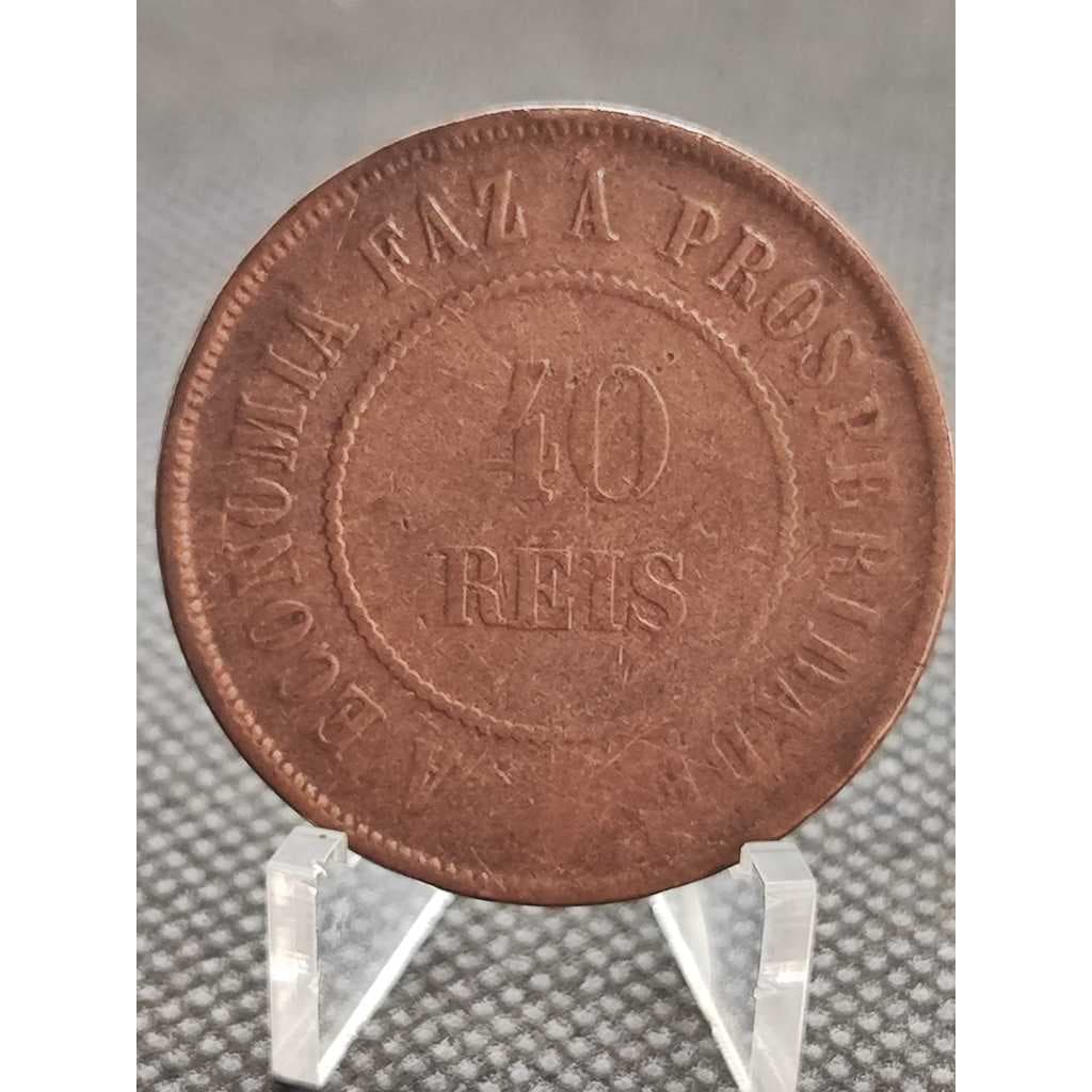 Moeda 40 Réis ano 1911 Bronze
