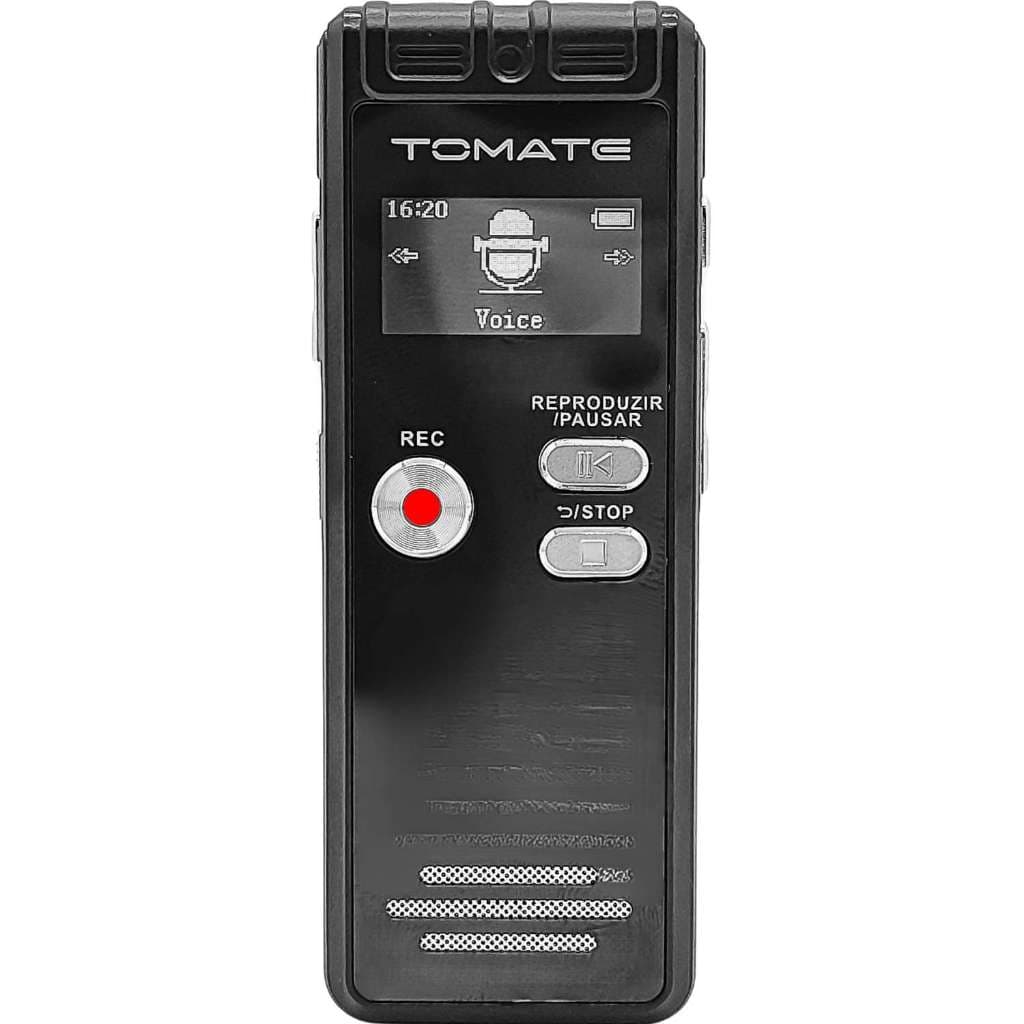 Gravador de Voz Digital Tomate: Compacto, Alta Qualidade e Bateria de Longa Duração