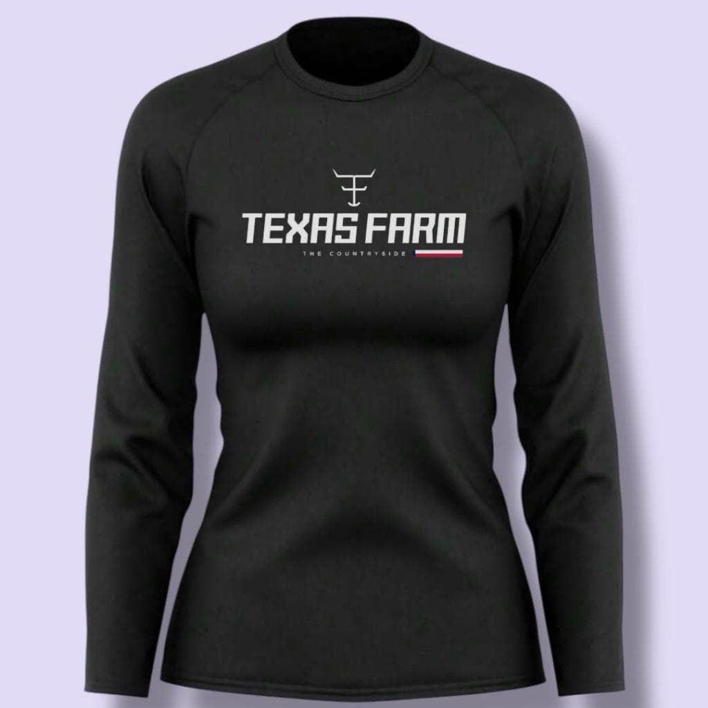 Camisa feminina manga longa country proteção uv