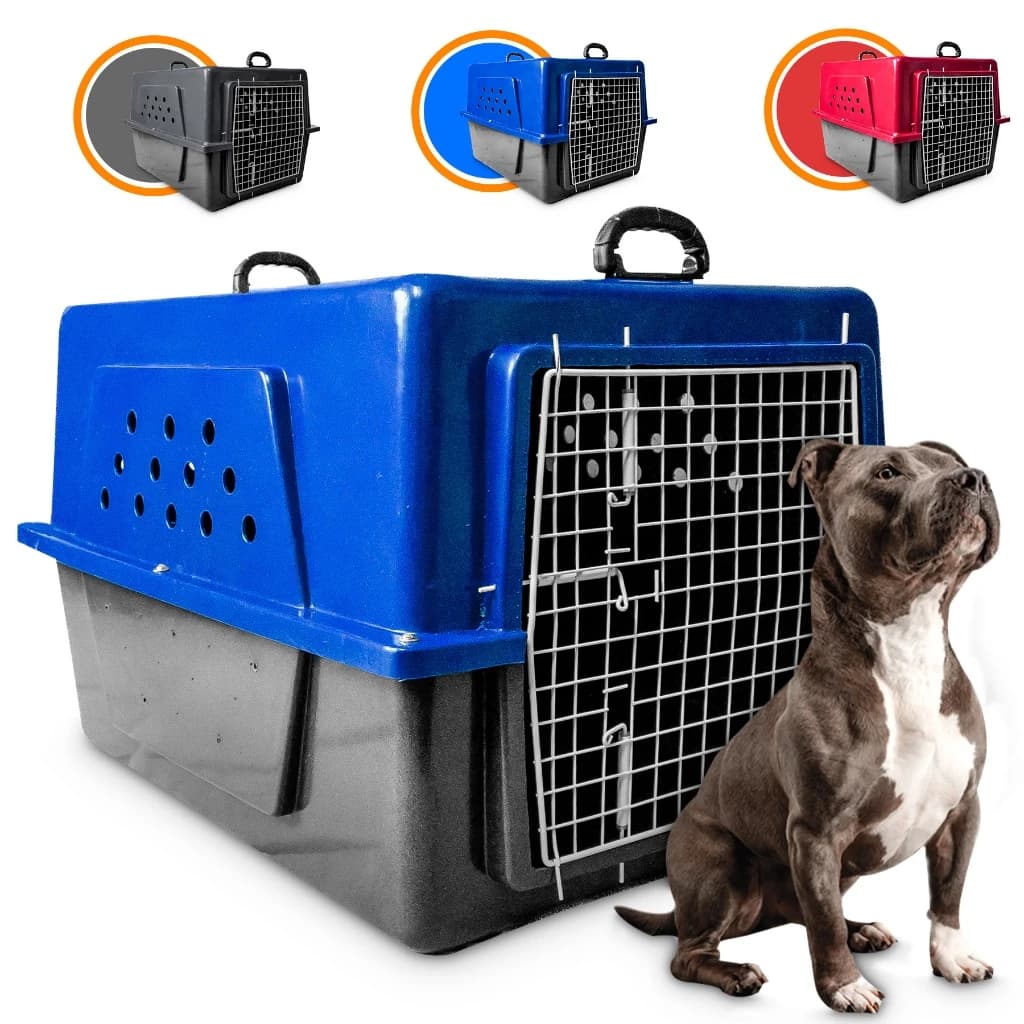 Caixa De Transporte Grande Para Cachorros Porte Grande Reforçada Nº5
