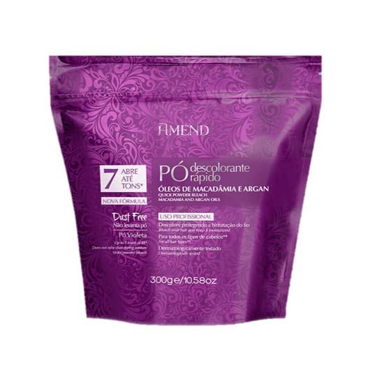 Amend Pó Descolorante Óleos de Macadâmia e Argan - 300g