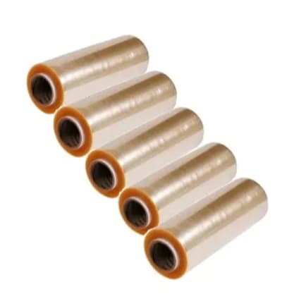 Kit 5 Rolo Bobina Plastico De Filme Pvc 28cm X 100 Metros